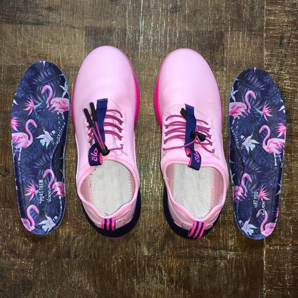 Clove Classic Nursing Sneaker Pink Miami Night Flamingo Womens 10.5 Mens 9 - Picture 10 of 10